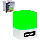 SOMKISL Busy Light: Touch Button, Adjustable Brightness, Do Not Disturb for Office/Home/Meeting Room,3 Modes（Available/Busy/Away）