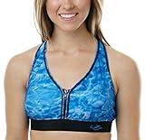 Aqua Design Women Racerback Sports Bra Pullover Swimsuit Bathing Suit Bikini Top