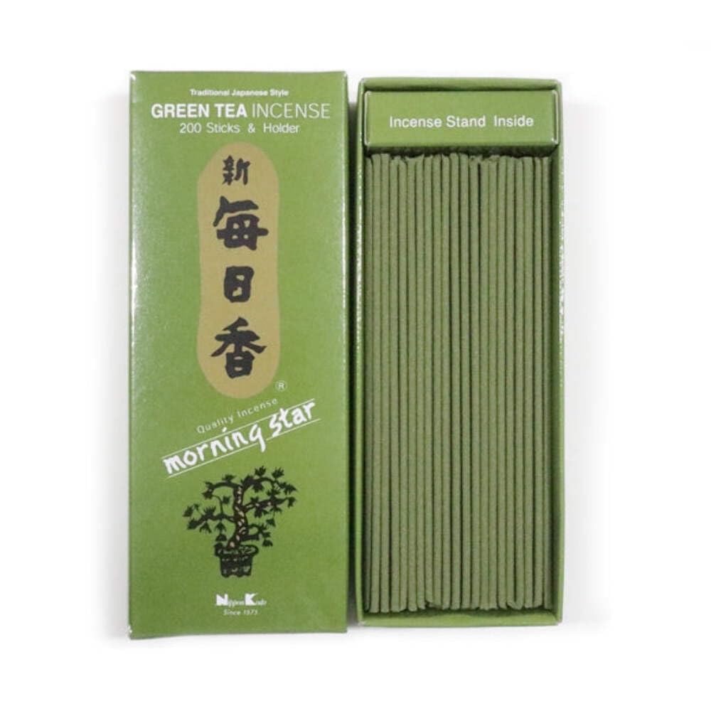 Nippon Kodo Morning Star Green Tea 200 Bars - Japanese Frankincense