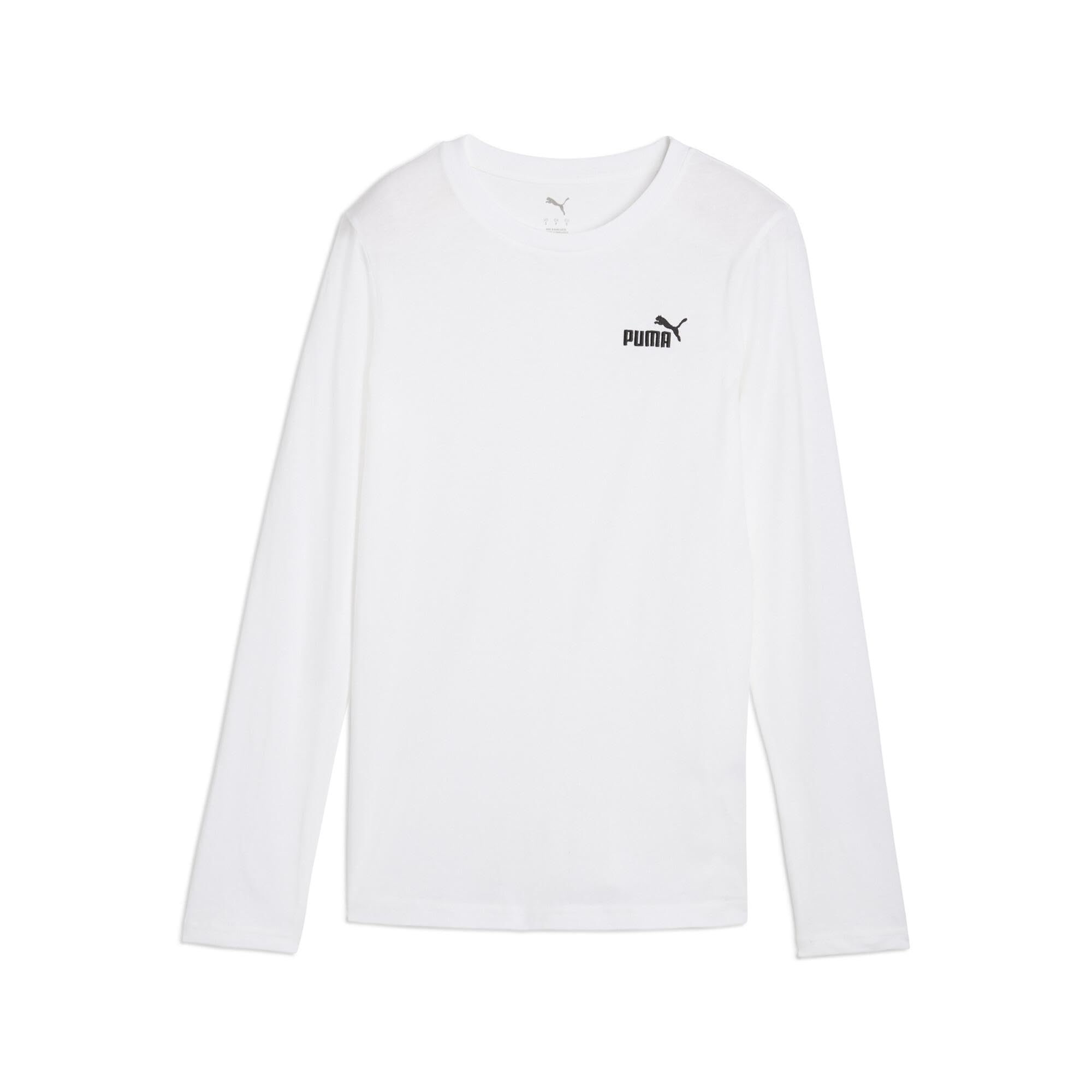 68760002_ESS スモール NO.1 ロゴ LS Tシャツ_プーマ ホワイト_L