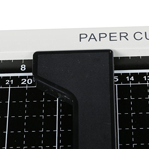 Jaketen A4 12" 12 Sheet Capacity Professional Paper Cutter Guillotine, Paper Trimmer Machine Office Home Paper Desk Tops Paper Cutter (A4 / 12", Black)
