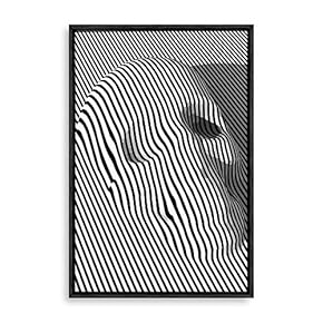 Framed Canvas Wall Art Modern Geometric Pattern Canvas Prints Home Artwork Decoration for Living Room,Bedroom - 24x36 inches