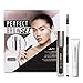 Wunder2 PERFECT BROW SET Eyebrow Gel, WunderCleanse & Dual Precision Brush, Black/Brown