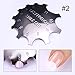 BORN PRETTY Nail Art French Tip Line Edge Cutter Stencil Trimmer Muti Sizes Nail art manicuring Styling Tool 3 Patterns Set