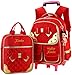 COOFIT 2Pcs School Backpack School Bag Bookbag Cute Knapsack Waterproof Dustproof Bag Rolling Backpack with Lunch Bag