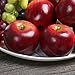 SENREAL Artificial Apples 6Pcs Fake Apples Red Realistic Plastic Apples Real Size Artificial Fruit for Home Kitchen Party Wedding Decoration Photography Prop