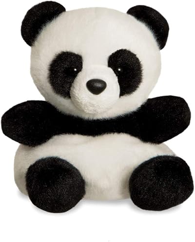 Aurora Palm Pals Bamboo Panda 5in Soft Toy Beans Birth Friendly
