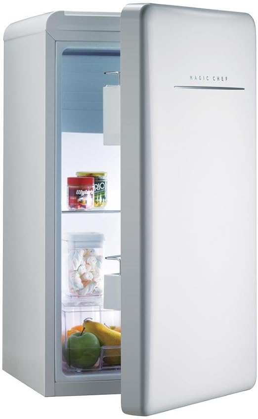 Magic Chef HMCR440WE Retro 4.4 cu. ft. Mini Refrigerator in White
