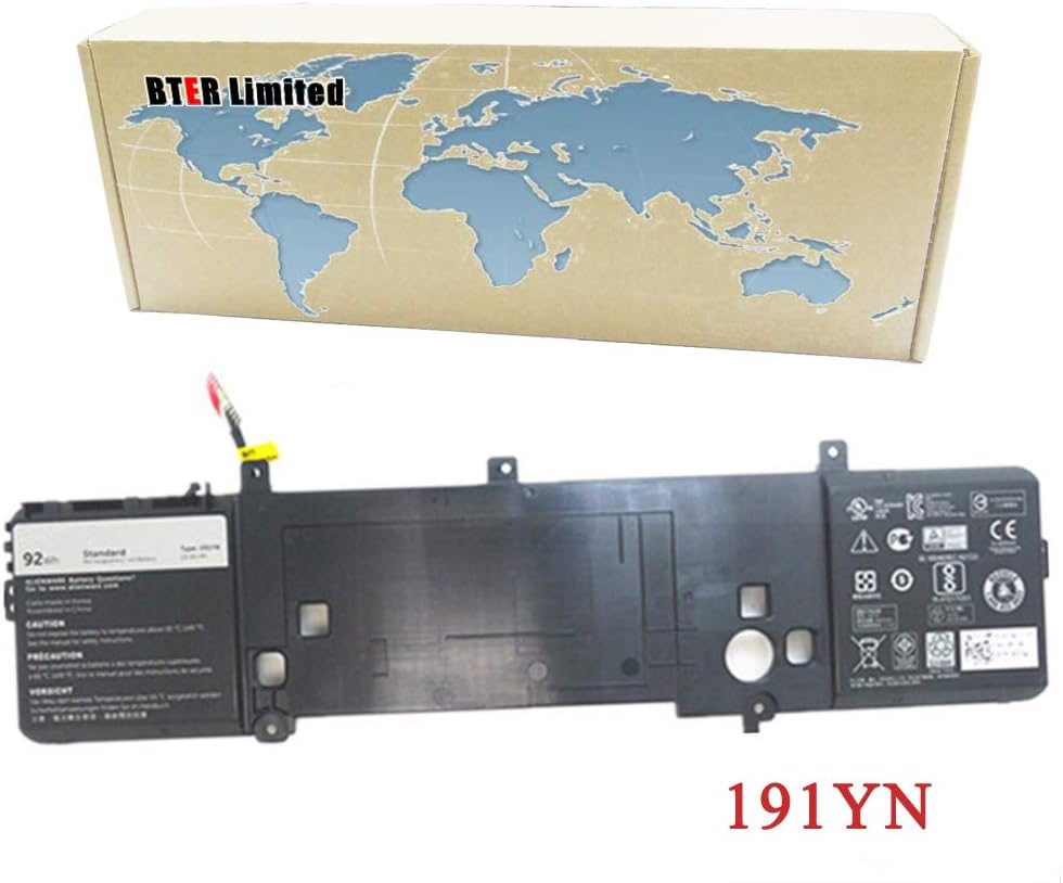 Bter 14.8V 92Wh Laptop 191YN Battery for Alienware 15 R1 TYPE 2F3W1 Tablet batteria Laptop