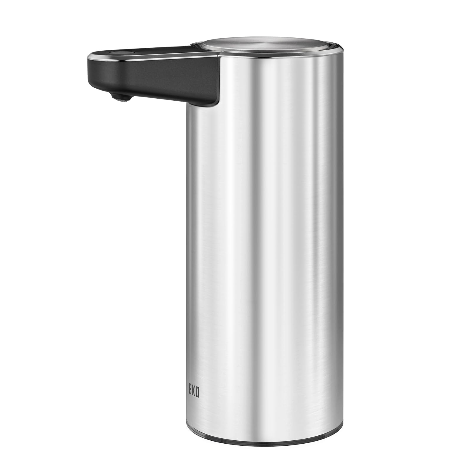 EKO Aroma Automatic Soap Dispenser - USB Rechargeable, No-drip Valve, Refillable, Liquid Motion Sensor Hand Soap Dispenser - Perfect for Bathroom and Kitchen, Stainless Steel, H18 x W7 x D12cm (250ml)
