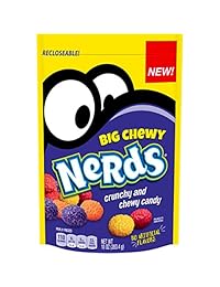 Big Chewy Nerds - Bolsa para caramelos, color morado y morado