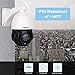 (Upgrade Version) SV3C 1080P PTZ Security Camera Outdoor, Pan Tilt with 18X Zoom, WiFi Wireless IP Dome Surveillance CCTV Camera, 196ft IR Night Vision with Audio, IP66 Waterproof, Built-in Sd Slot