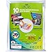 Lekors - Travel Space Saver Bags - 5 Medium and 5 Large Roll Up Storage Bags - Pack of 10 Compression Packing Bags - Double Zipper - Reusable - No Vacuum or Pump Needed