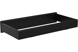 Storkcraft Nest Changing Table Topper (Black) - GREENGUARD Gold Certified, Designed to Fit Storkcraft Nest Changing Pad, Designed to Fit Storkcraft Alpine, Brookside, Crescent 6 Drawer Dressers