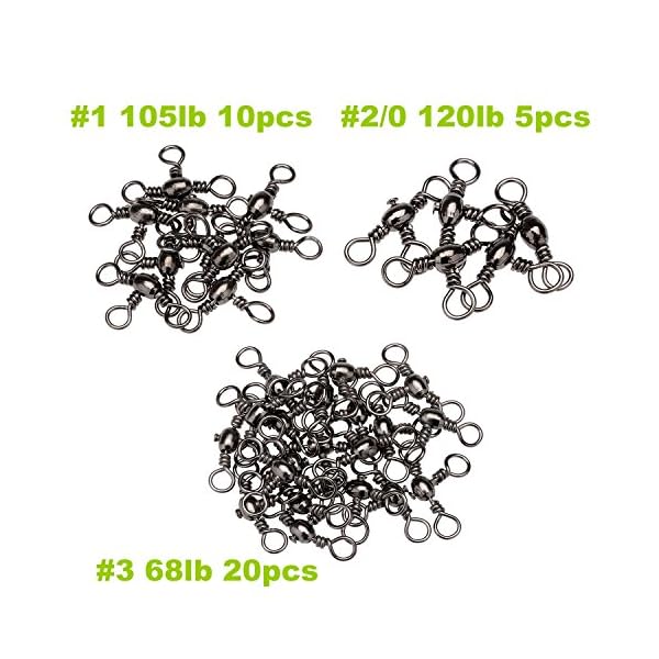 PLUSINNO-Fishing-Accessories-Kit-241-Pcs-Including-Hooks-Bullet-Weights-Sinker-Rolling-Barrel-Bearing-Swivels-Connector-Fishing-Line-Beads-Fishing-Accessories-Set-With-Tackle-Box PLUSINNO-Fishing-Accessories-Kit-241-Pcs-Including-Hooks-Bullet-Weights-Sinker-Rolling-Barrel-Bearing-Swivels-Connector-Fishing-Line-Beads-Fishing-Accessories-Set-With-Tackle-Box