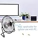 Yosoo 5.2W USB Solar Panel Powered Fan, Mini Portable Fan for Cooling Ventilation Outdoor Home Travelling Camping Chicken House Car Ventilation System, Black 8 Inch