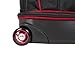 Flx 28in Hybrid Rolling Duffel Bag, Retractable Pull Handle, Split Level Storage, Black