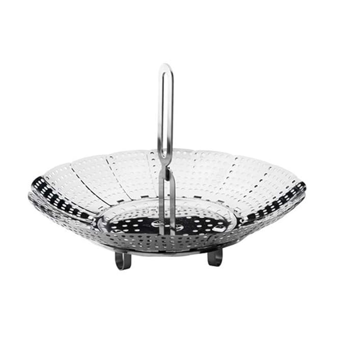 Buy Ikea Stainless Steel Steamer Basket Multicolour Online at Low Prices in India Amazon.in