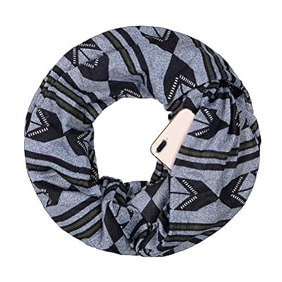 BesserBay Womens Scarf with Zipper Pocket Travel Scarves Soft Infinity Scarf BesserBay Womens Scarf with Zipper Pocket Travel Scarves Soft Infinity Scarf