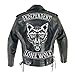 VEGASBEE® American Wolf Patch Big Lone Wolf Head Embroidered Iron-On Patch for Leather Vest Denim Jacket Large Size 12
