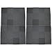 AK TRADING 48 Pack- Acoustic Panels Studio Soundproofing Foam Wedges 2