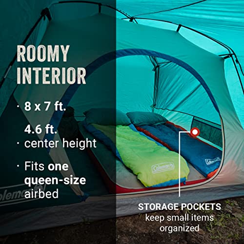 Coleman Skydome Campingzelt Mit Dark Room Technology – Für 4-6 Personen, Mit Vorzelt, Wasserdicht, Aufbau In 5 Min.