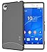 TUDIA Full Matte Arch TPU Bumper Protective Case for Sony Xperia M4 Aqua (Grey)