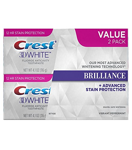 D White Brilliance Vibrant Peppermint Toothpaste Twin Pack