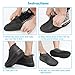 AOGUERBE Waterproof Silicone Boot and Shoe Covers, Reusable Rubber Shoe Protectors Men/Women Covers for Shoes Rain Silicone Protector for Outdoor/Indoor/Walking Non Slip Stretchable (Black, Large)