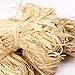 G2PLUS Natural Raffia Grass, 100g for Straw Crafts, Paper Ribbon, Christmas & Wrapping, Bouquets Decoration (2 x 50g)
