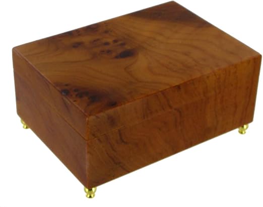 Caja de música para joyas / joyero musical de madera con mecanismo musical de resorte de 30