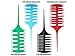 Professional Weaving & Sectioning Foiling Comb For Fine Highlights, Hair Coloring Microblading & Highlighting by ProCombs