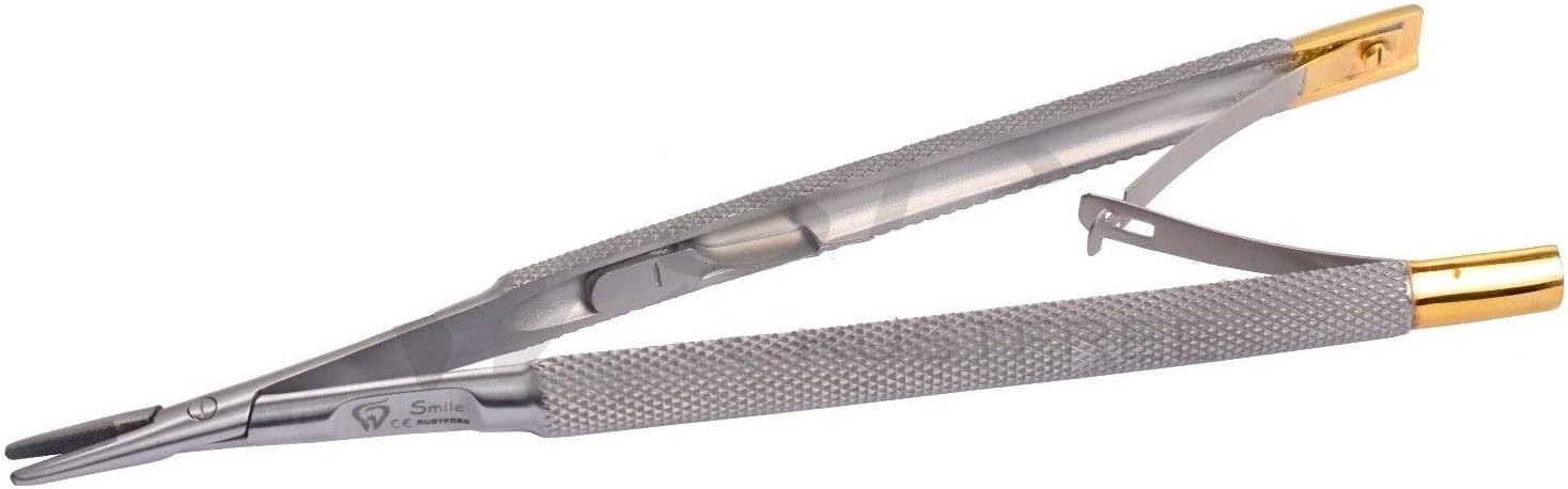 Nadelhalter Castroviejo Mikro gerade - TC Hartmetall - 14 cm Länge SD Instrument