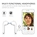 Bluetooth Earbuds, UPMSX Wireless Headphones Headsets Stereo In-Ear Earpieces Earphones for iPhone X/8/8 Plus 7/ 7 Plus/ 6/ 6s Plus (white)