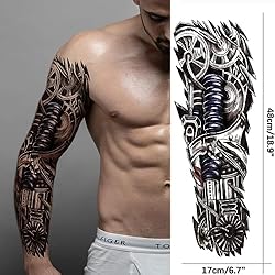 Full ArmTemporary Tattoos, temporary tattoos for