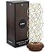 VonShef Coffee Pod Holder, Decorative Brushed Gold Stainless Steel Wire Mounted On Wooden Stand, 42 Pod Capacity Compatible with Nespresso Capsule