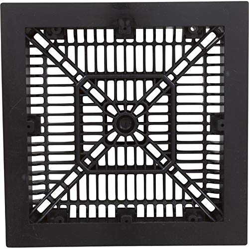 Custom Molded Products Main Drain Frame, CMP, 9" x 9", Black, w/Gate - Thumbnail 5