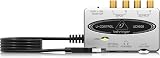 Behringer UCA202 U-Control USB Audio Interface 2 In 2 Out Ultra Low Latency