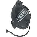 Valterra T1020-1 Waste Valve Cap - 3" with Capped 3/4" GHT, Black