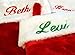 Fastasticdeals Christmas Stocking with Custom Personalized Name Embroidered Name - Quality Embroidery on Red Plush Stocking 16.5 in x 8 in