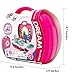 Ange-la Makeup for Girls – Pretend Play & Dress-up Make up Toy Kit Best Gift Set for Little Girls & Kids Include 21 Pieces Beauty Salon Toys W/ Make-up Box