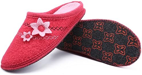 LE KAPMOZ House Slippers for Women w/ Arch Support Footbed Soft Flexible Sole Ladies Indoor Shoes