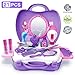 Gizmovine Pretend Toys, Girl Make Up Toys with Carry Case Birthday Gift Christmas Toy Gifts for Girls Kits