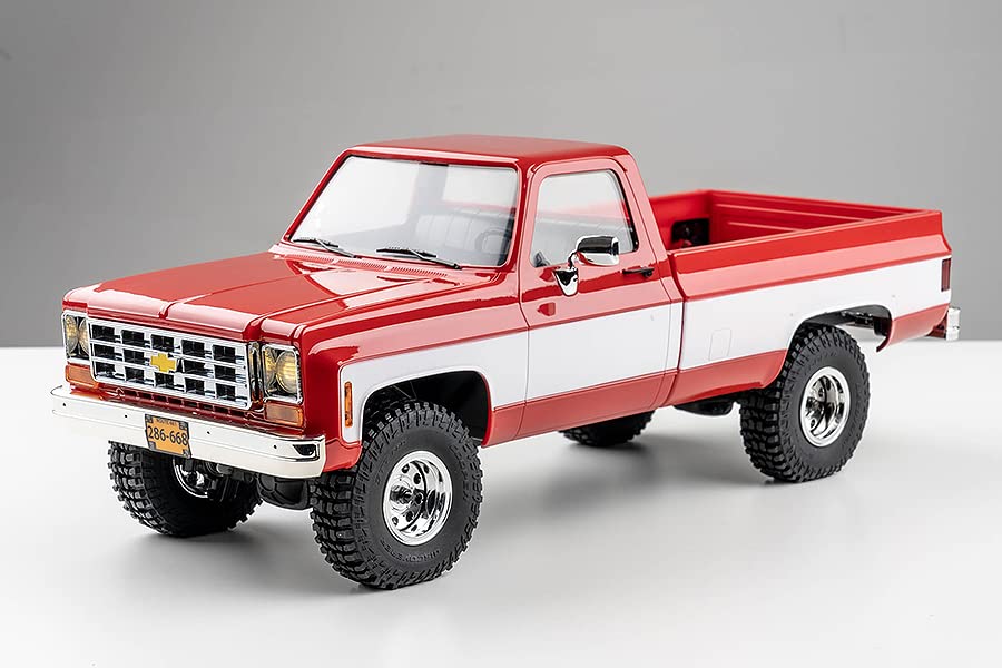 Famous - Fms FMS11808 FMS CHEVROLET K10 1/18TH SCALER RTR RC Vehicle, Red
