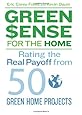 GreenSense for the Home: Rating the Real Payoff from 50 Green Home Projects