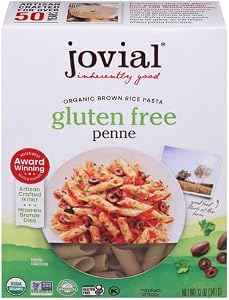 Jovial, Pasta Brown Rice Penne Rigate Organic, 12 Ounce