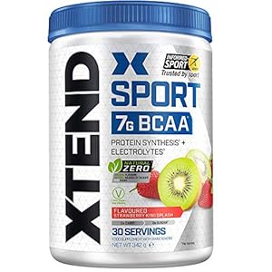 XTEND-Sport-Natural-Zero-BCAA-Powder-Strawberry-Kiwi-Free-of-Artificial-Flavors-and-Colors-Branched-Chain-Amino-Acids-Drink-with-Electrolytes-7-Grams-BCAAs-30-Servings XTEND Sport Natural Zero | BCAA Powder Strawberry Kiwi | Workout Recovery Drink Free of Artificial Flavors or Colors…