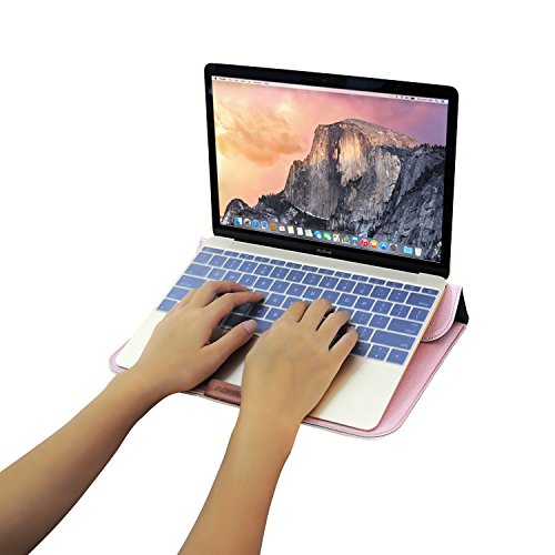 Leather Laptop Sleeve 13/13.3 Inch with Stand Waterproof Laptop Case for 13" MacBook Pro 2018 2017 2016 / Pro Retina/MacBook Air 13.3" Surface Laptop 2017 / Surface Book 13" - Thumbnail 2