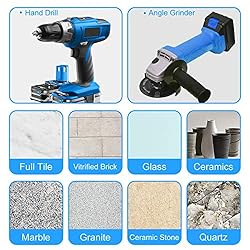 Dry Diamond Drill Bits Set 5 PCs for Granite