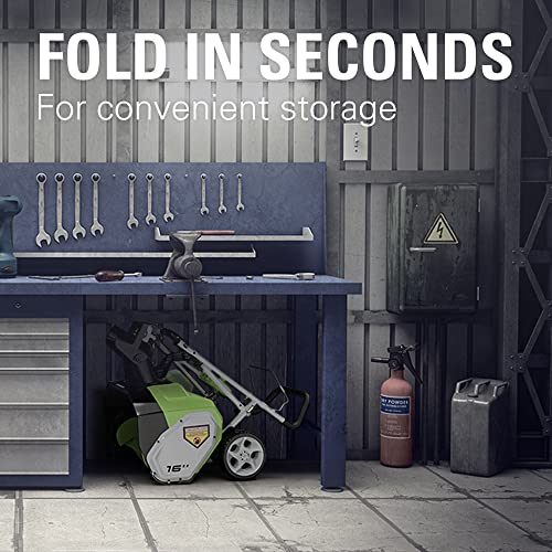 Greenworks 40V 16Inch Cordless Snow Blower, Tool Only, SN40B00